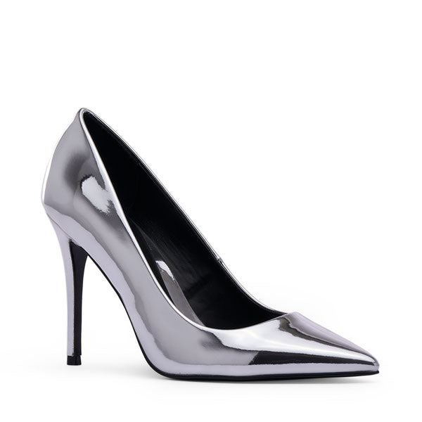 Fashion Talon Femme Bridal Sexy Silver Party High Heel Shoes Lady Sweet  Black Sandals | Jumia Nigeria