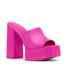 Ravina Platform Slide - Ultra Pink Soft Patent PU